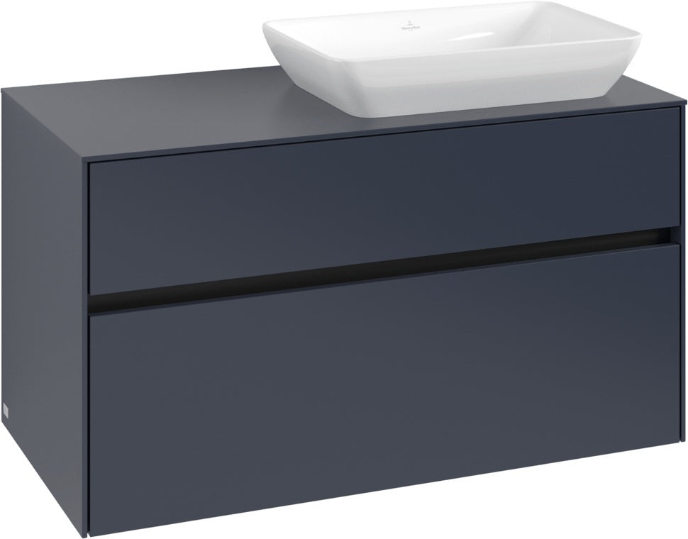 Villeroy & Boch Waschtischunterschrank Collaro C11100 White Oak 1000 mm mit SoftClosing