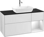 weiß / Mitteldichte Faserplatte (MDF) / G832M T 1200x603x501mm White Matt