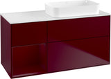 Villeroy & Boch Finion Waschtischunterschrank 1200 mm Glossy White mit Beleuchtung