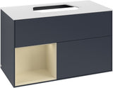 Villeroy & Boch Finion Waschtischunterschrank 1000 mm White Matt Lacquer mit LED-Beleuchtung