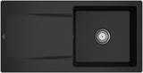 Villeroy & Boch Einbauspüle Siluet 60 TitanCeram Ebony CeramicPlus 1000x510mm reversibel