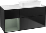 Villeroy & Boch Finion Waschtischunterschrank 1200 mm Glossy White mit Beleuchtung