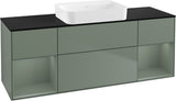 Villeroy & Boch Finion Waschbeckenunterschrank 1600 mm Glossy White Lacquer mit Beleuchtung