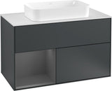 Villeroy & Boch Waschtischunterschrank Finion G241GF Glossy White Lacquer 1000 mm mit Beleuchtung