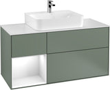 Villeroy & Boch Finion Waschtischunterschrank G161G 1200 mm Glossy White Lacquer mit LED-Beleuchtung