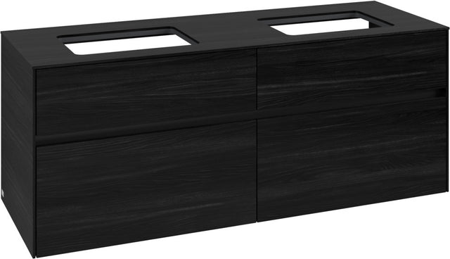 Villeroy & Boch Waschbeckenunterschrank Collaro C119 1400 mm Black Oak mit SoftClosing