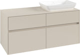 Villeroy & Boch Waschtischunterschrank Collaro C114 B0 1200 mm Cashmere Grey mit Beleuchtung
