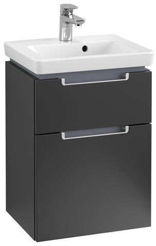 Villeroy & Boch Subway 2.0 Waschtischunterschrank 440 mm Glossy White mit 2 Auszügen