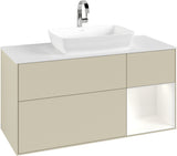 Villeroy & Boch Waschtischunterschrank Finion G831G 1200 mm Glossy White Lacquer mit Beleuchtung