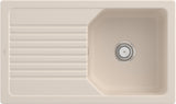 Villeroy & Boch Einbauspüle Linara 338501 860x510mm Rechteck Almond CeramicPlus