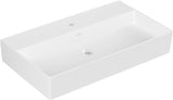 Villeroy & Boch Wandwaschbecken Memento 2.0 800 mm Weiß Alpin CeramicPlus – TitanCeram, rechteckig