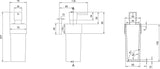 Villeroy & Boch Seifenspender Elements - Striking 70x121x207 mm Eckig Chrom