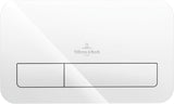 Villeroy & Boch ViConnect Betätigungsplatte 922400 Eckig Glas Glossy Grey 269 x 161 mm