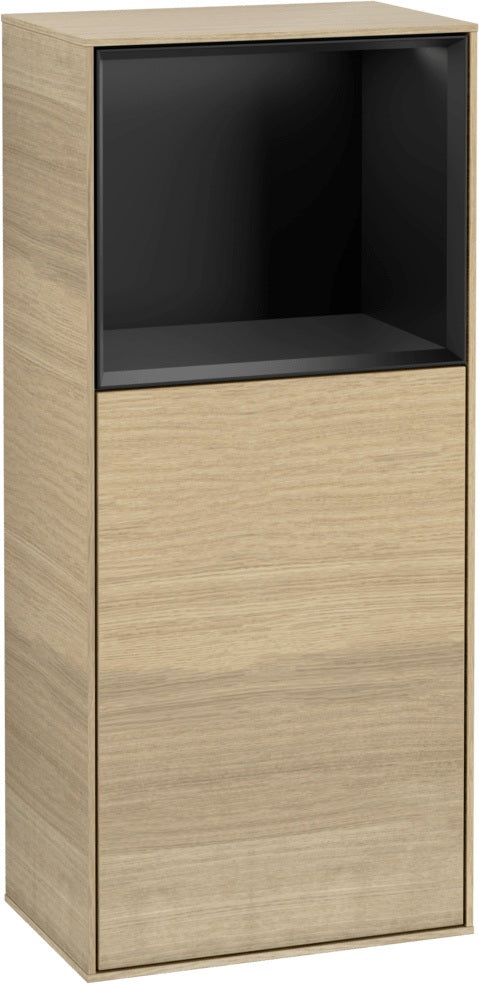 Villeroy & Boch Finion Seitenschrank G510GF, 418 mm, Glossy White Lacquer, mit Beleuchtung