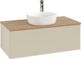 Villeroy & Boch Waschtischunterschrank Antao L31050 1000 mm Anthrazit Matt Lack mit LED-Beleuchtung