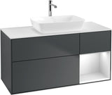 Villeroy & Boch Waschtischunterschrank Finion G831G 1200 mm Glossy White Lacquer mit Beleuchtung
