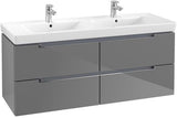 Villeroy & Boch Subway 2.0 Waschtischunterschrank 1287 mm mit 4 Auszügen in Glossy White