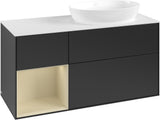 Villeroy & Boch Finion Waschtischunterschrank 1200 mm Glossy White Lacquer mit Beleuchtung