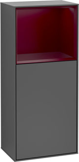 Villeroy & Boch Finion Seitenschrank G510GF, 418 mm, Glossy White Lacquer, mit Beleuchtung