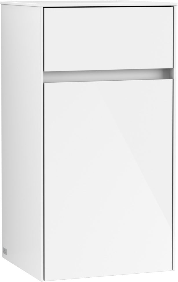 Villeroy & Boch Seitenschrank Collaro C03201 – 404 x 748 x 349 mm, Glossy White, SoftClosing