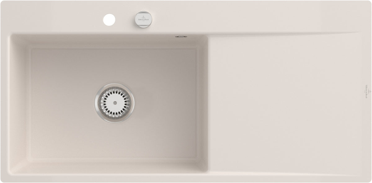 Villeroy & Boch Subway Style 60 Flat Flächenbündige Spüle 980x490mm Weiß Alpin CeramicPlus