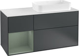 Villeroy & Boch Waschtischunterschrank Finion F271G 1200 mm Glossy White Lacquer mit Beleuchtung