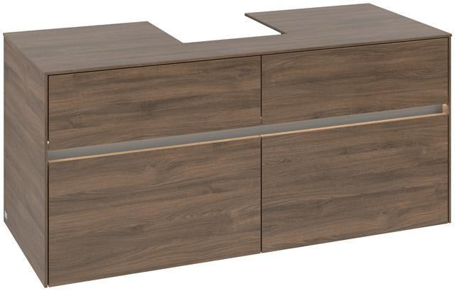 Villeroy & Boch Waschbeckenunterschrank Collaro C097B0 1200 mm Arizona Oak mit Beleuchtung & SoftClosing