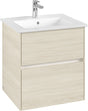 Villeroy & Boch Waschbeckenunterschrank Collaro C142 White Oak 561 mm mit SoftClosing