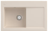 Villeroy & Boch Subway 45 Einbauspüle Keramik Ivory CeramicPlus 780x510 mm