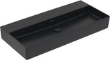 Villeroy & Boch Memento 2.0 Wandwaschbecken 1000 mm Pure Black CeramicPlus
