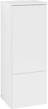 Villeroy & Boch Antao Mittelschrank L44000, 414 x 1039 x 356 mm, Glossy White Lacquer, mit Auszug und Tür