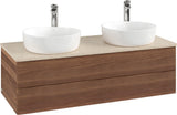 Villeroy & Boch Antao Waschtischunterschrank 1200 mm, 2 Auszüge, Push-Open, Stone Grey Matt