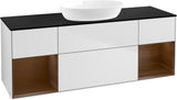 Villeroy & Boch Finion Waschtischunterschrank 1600 mm Glossy White Lacquer mit Beleuchtung