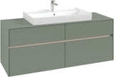 Villeroy & Boch Waschtischunterschrank Collaro C088 1400 mm White Oak, 4 Auszüge, SoftClosing