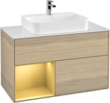 Villeroy & Boch Finion Waschtischunterschrank 1000 mm White Matt Lacquer mit LED-Beleuchtung