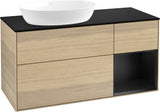 Villeroy & Boch Finion Waschtischunterschrank 1200 mm Glossy White Lacquer mit LED-Beleuchtung