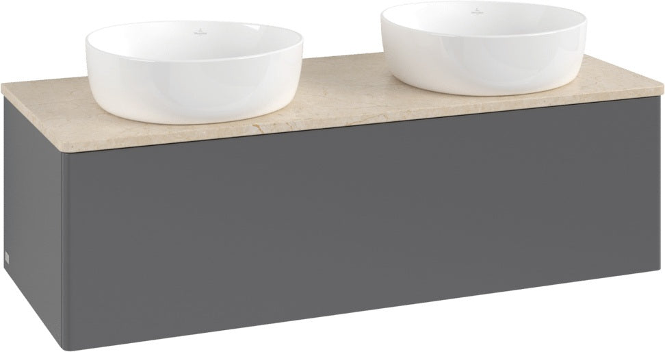 Villeroy & Boch Waschbeckenunterschrank Antao L35013 1200x360x500mm Anthracite Matt Lacquer