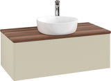 Villeroy & Boch Waschtischunterschrank Antao L31050 1000 mm Anthrazit Matt Lack mit LED-Beleuchtung