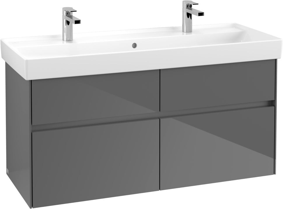 Villeroy & Boch Waschtischunterschrank Collaro C012 Glossy White 1154 mm mit 4 Auszügen