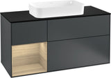 Villeroy & Boch Finion Waschtischunterschrank 1200 mm Glossy White Lacquer mit LED-Beleuchtung