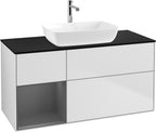 weiß / Mitteldichte Faserplatte (MDF) / F822G K 1200x603x501mm White Matt