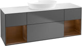 Villeroy & Boch Finion Waschbeckenunterschrank 1600 mm Glossy White Lacquer – mit LED-Beleuchtung