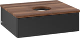 Villeroy & Boch Waschbeckenunterschrank Antao 600 mm Anthrazit Matt mit Auszug