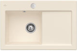 Villeroy & Boch Subway 45 Einbauspüle Keramik Ivory CeramicPlus 780x510 mm