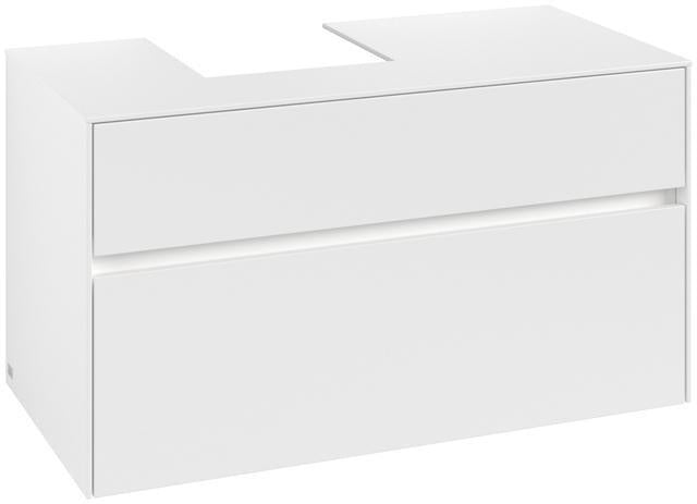Villeroy & Boch Waschbeckenunterschrank Collaro 1000 mm White Matt mit LED-Beleuchtung