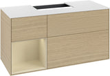 Villeroy & Boch Finion Waschtischunterschrank G161G 1200 mm Glossy White Lacquer mit LED-Beleuchtung