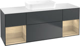 Villeroy & Boch Finion Waschtischunterschrank 1600 mm Glossy White Lacquer mit Beleuchtung