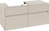 Villeroy & Boch Waschbeckenunterschrank Collaro C082 1200 mm Cashmere Grey mit 4 Auszügen und SoftClosing