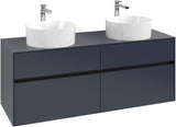 Villeroy & Boch Waschtischunterschrank Collaro C048 B0 1400 mm White Oak mit Beleuchtung und SoftClosing
