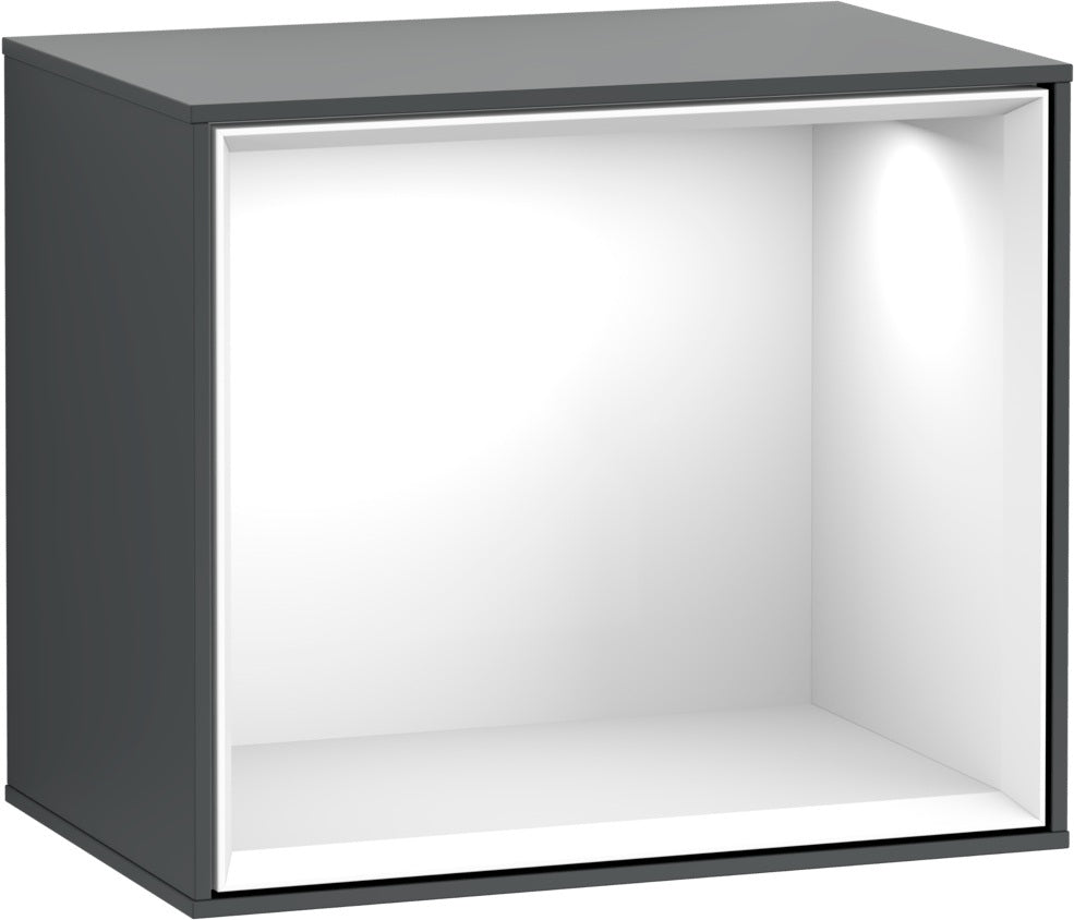 Villeroy & Boch Finion Regalmodul G580GF 418x358x270mm Glossy White Lacquer mit Beleuchtung
